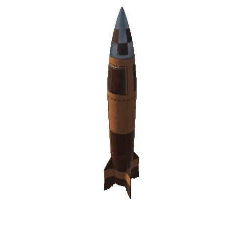 A4 Rocket Painted Orange